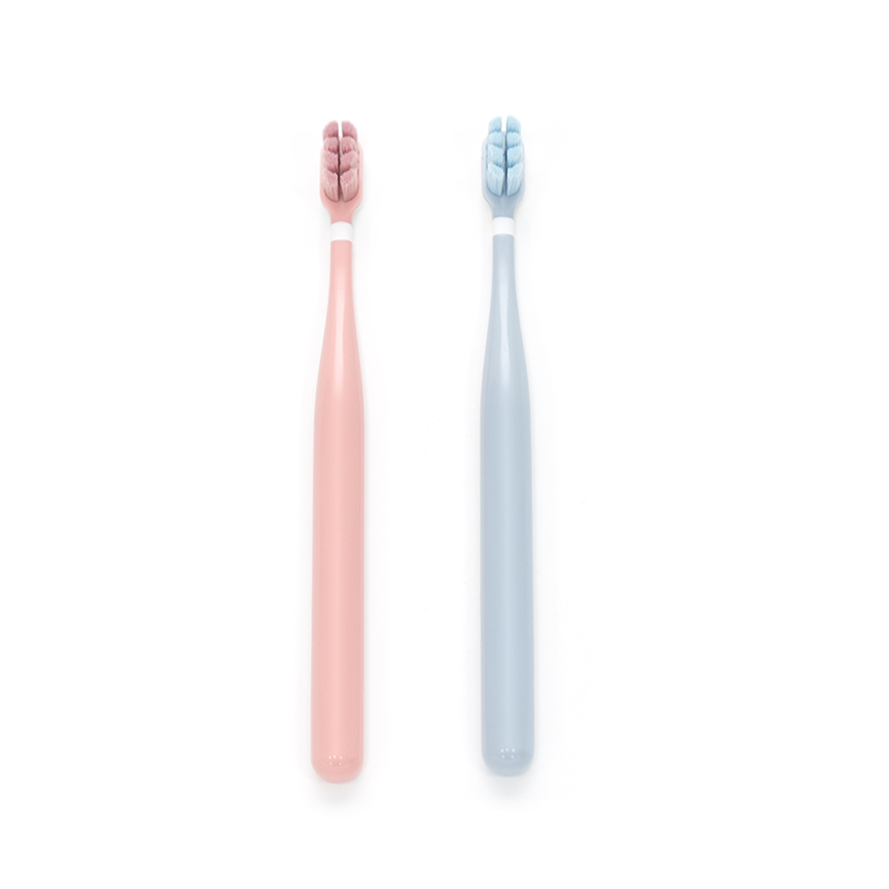 PP Triangle Handle Ultra-fine Soft PBT Bristle Adult Deep Cleaning Toothbrush