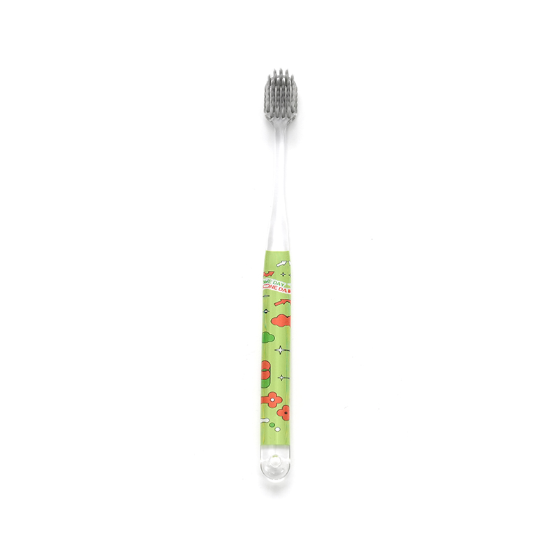 Transparent Handle Ultra-fine Soft PBT Sharpened Bristle Wide Brush Head Adult Deep Cleaning Toothbrush