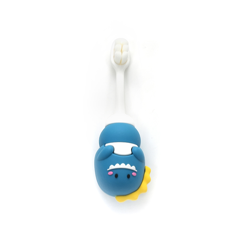 PP+Detachable Cartoon Handle Ultra-fine Soft PBT Bristle Children's Deep Cleaning Toothbrush