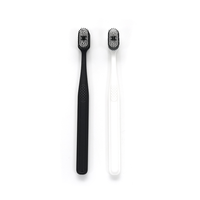 PP/TPE Handle Ultra-fine Soft PBT Spiral Sharpened Bristle Adult Deep Cleaning Toothbrush