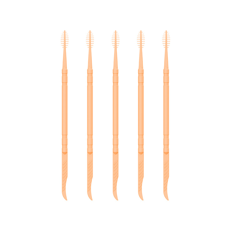 Soft TPE Bristles, 360°  Teeth Cleaning, Eco-friendly Colorful I Shape Soft Interdental Brush/Toothpick