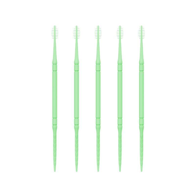 I Shape Reusable  Bristles, Teeth Full Cleaning, Eco-friendly Meet EURO Standards Colorful Soft Interdental Brush/Toothpick