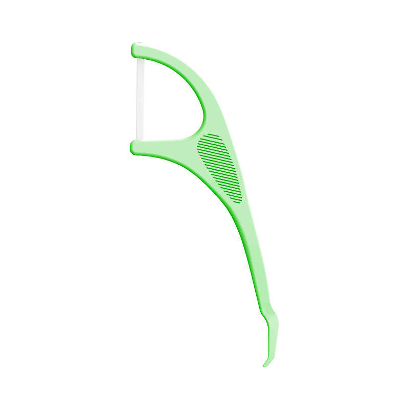 Multifunctional Recyclable Orthodontic Design Slim Profile HIPS Classic Dental Floss Pick